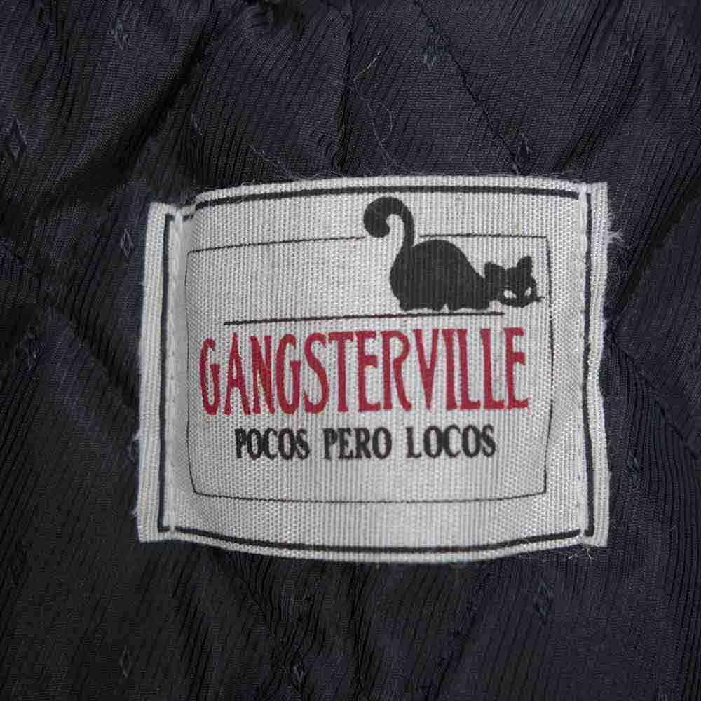 GANGSTERVILLE ギャングスタービル GSV-20-AW-04 Sharper Herringbone Chester Coat シャーパー ヘリンボーン チェスター コート ブラック系 M【美品】【中古】