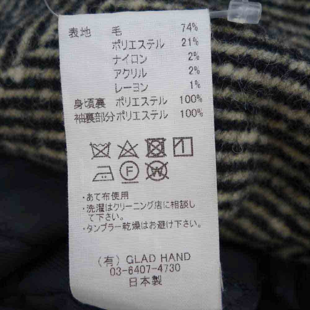 GANGSTERVILLE ギャングスタービル GSV-20-AW-04 Sharper Herringbone Chester Coat シャーパー ヘリンボーン チェスター コート ブラック系 M【美品】【中古】