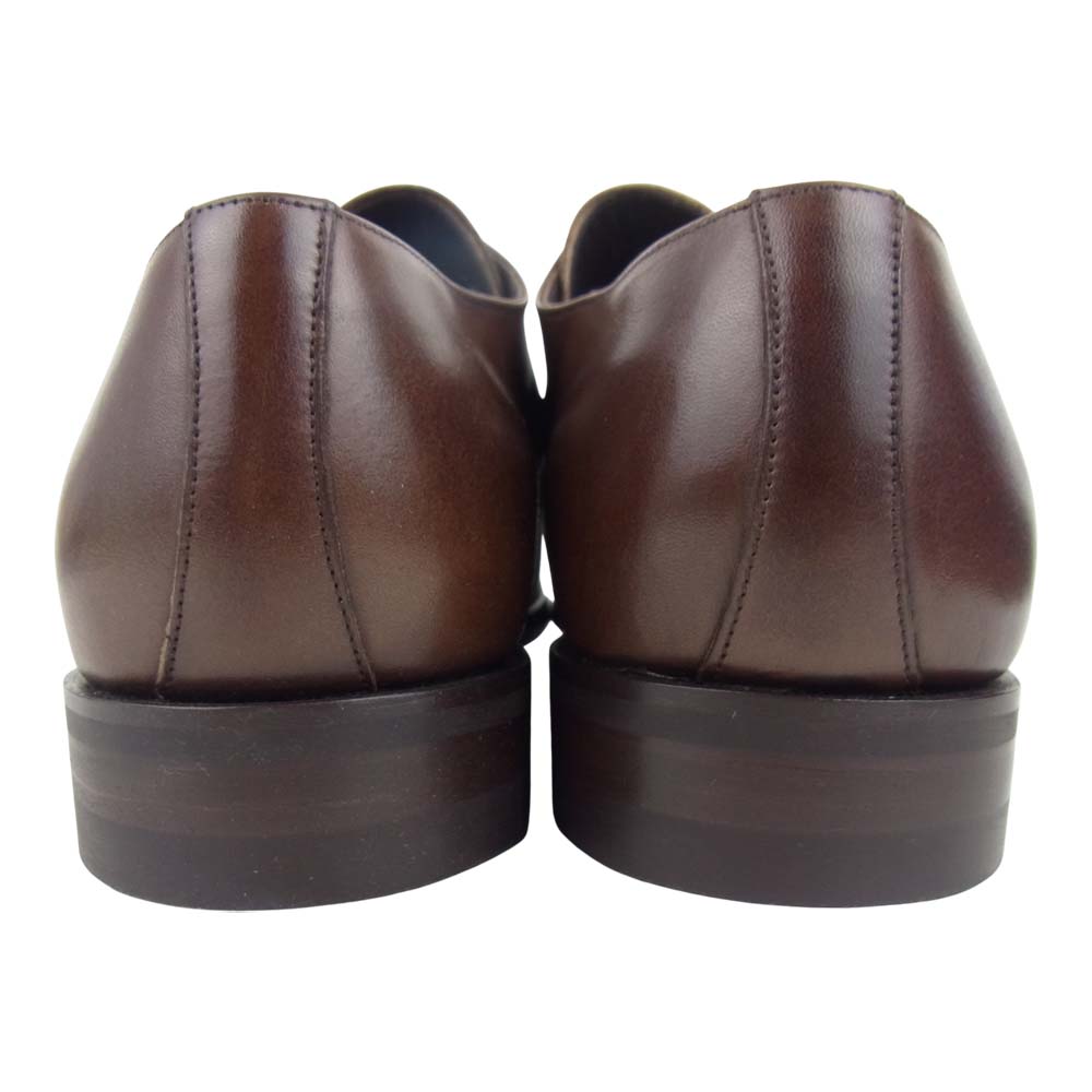 バーガー 4304FW11 MONK SHOE WALNUT CALF ドレスシューズ ブラウン系 8 1/2【美品】【中古】