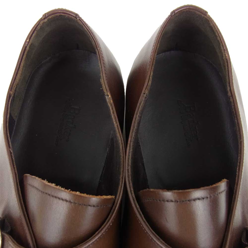 バーガー 4304FW11 MONK SHOE WALNUT CALF ドレスシューズ ブラウン系 8 1/2【美品】【中古】