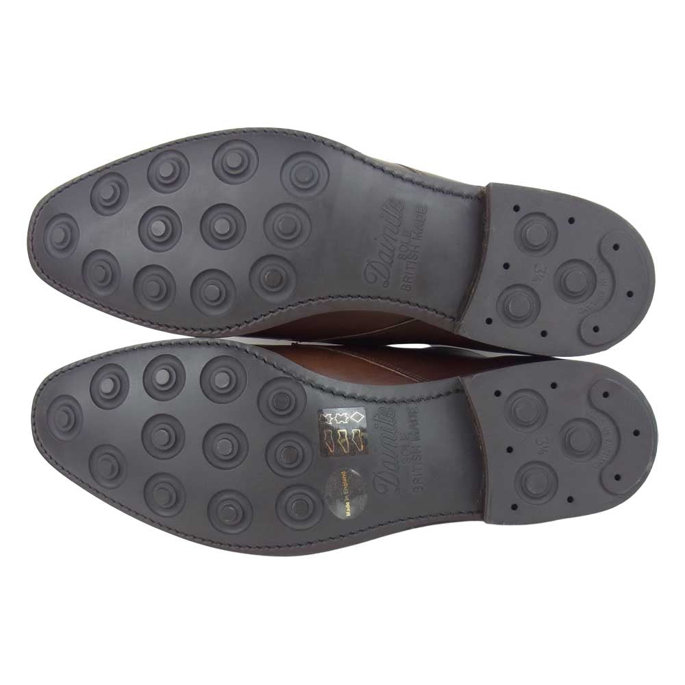 バーガー 4304FW11 MONK SHOE WALNUT CALF ドレスシューズ ブラウン系 8 1/2【美品】【中古】