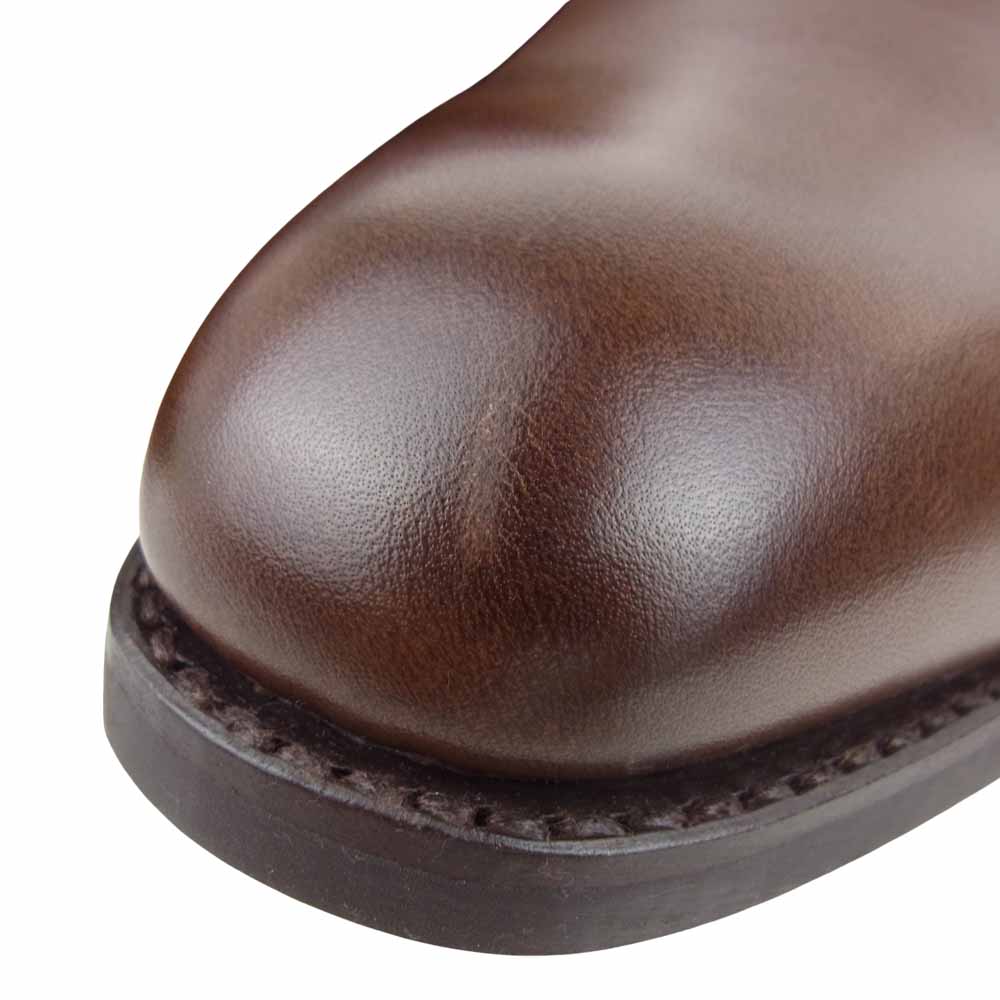 バーガー 4304FW11 MONK SHOE WALNUT CALF ドレスシューズ ブラウン系 8 1/2【美品】【中古】