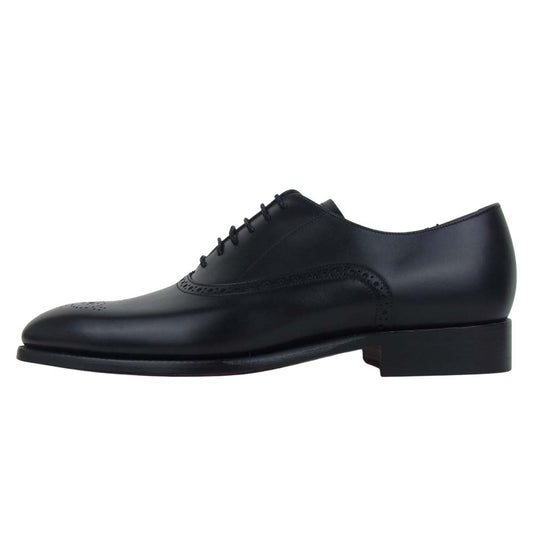 バーガー 4507EW13 NEWCHURCH BLACK CALF オックスフォード シューズ ブラック系 8【美品】【中古】