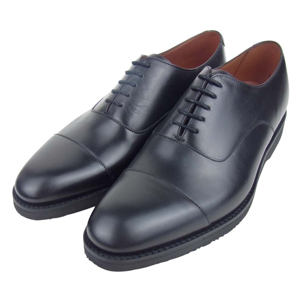 バーガー 4576FW10 OXFORD SNEAKER BLACK CALF オックスフォード シューズ ブラック系 6【美品】【中古】