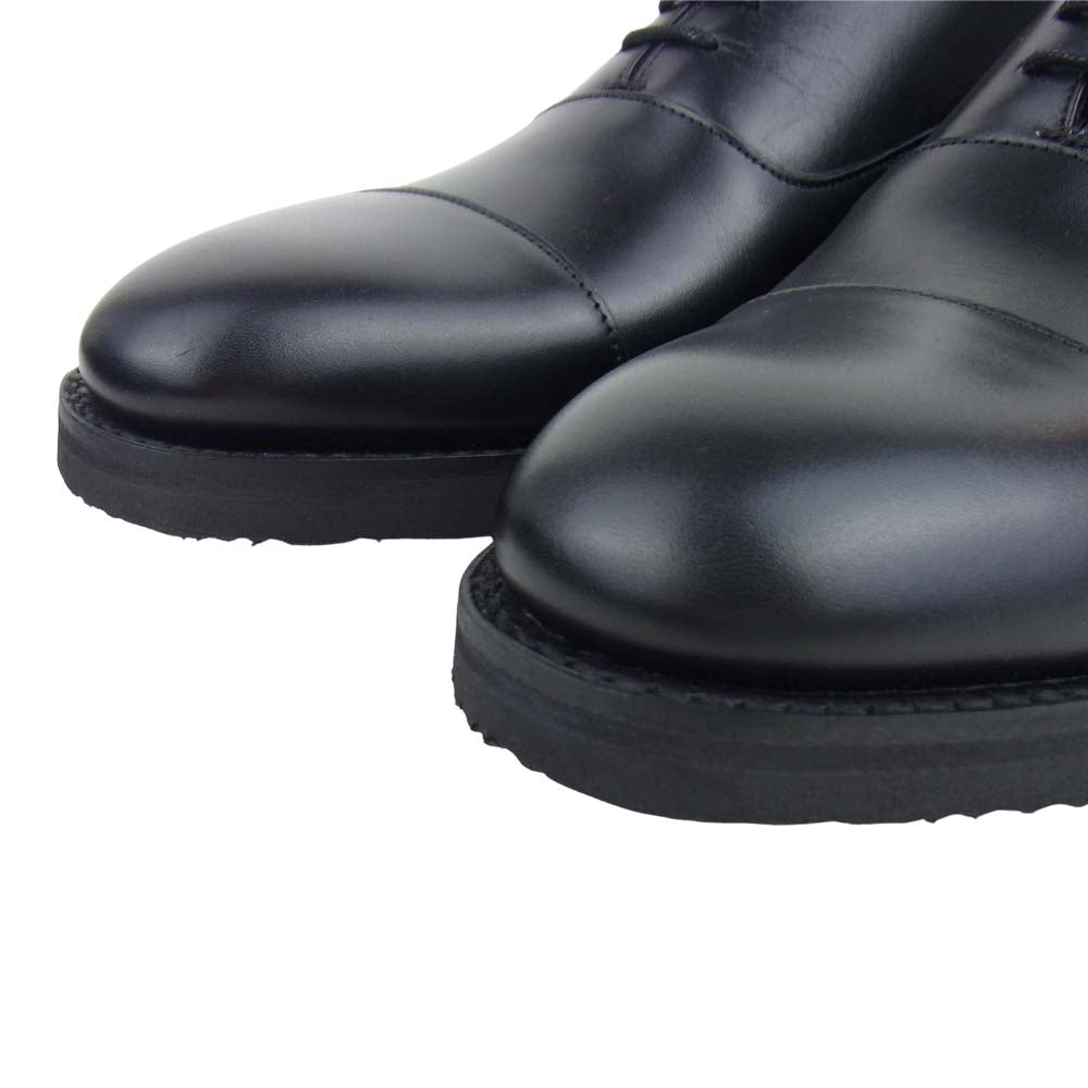 バーガー 4576FW10 OXFORD SNEAKER BLACK CALF オックスフォード シューズ ブラック系 6【美品】【中古】
