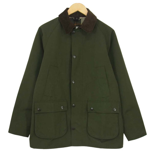 Barbour バブアー MCA0507SG51 BEDALE SL NO WAX ビデイル スリム ノーワックス ノンオイルド ジャケット カーキ系 40【美品】【中古】