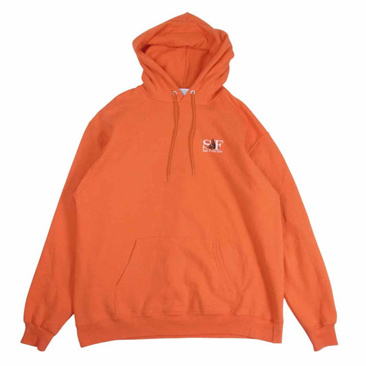 Champion チャンピオン San Francisco Souvenir Pullover Hoodie プルオーバ－ フーディー パーカー オレンジ系 XL【中古】