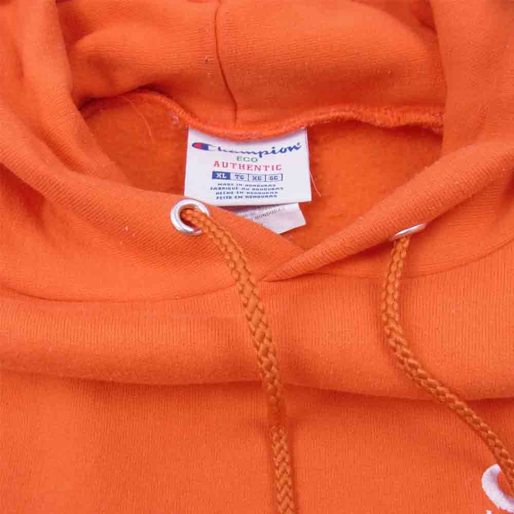 Champion チャンピオン San Francisco Souvenir Pullover Hoodie プルオーバ－ フーディー パーカー オレンジ系 XL【中古】