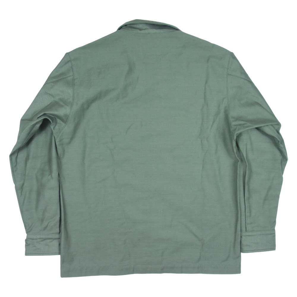 WTAPS ダブルタップス 20AW 202BRDT-SHM01 BUDS LS COTTON SATIN バッツ ロング スリーブ コットン サテン シャツ カーキ系 2【中古】