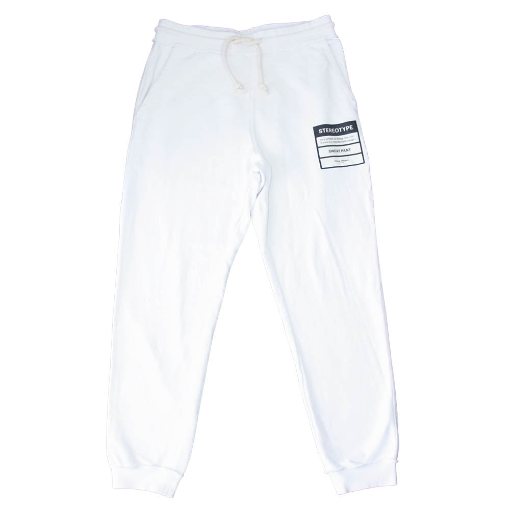 MAISON MARGIELA メゾンマルジェラ 19AW S50KA0468 14 STEREOTYPE ステレオタイプ スウェット パンツ ホワイト ホワイト系 48【中古】