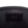 FENDI フェンディ 21SS 7M0164 Logo Card Holder ロゴ 型押し レザー カードケース ブラック系【美品】【中古】