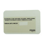FENDI フェンディ 21SS 7M0164 Logo Card Holder ロゴ 型押し レザー カードケース ブラック系【美品】【中古】
