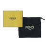 FENDI フェンディ 21SS 7M0164 Logo Card Holder ロゴ 型押し レザー カードケース ブラック系【美品】【中古】