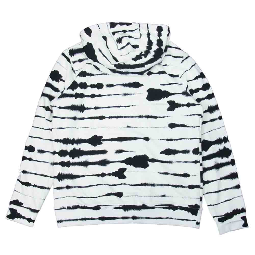 BURBERRY バーバリー 20AW 4563797 国内正規品 Abstract Print Hoodie プリント パーカー ホワイト系 M【中古】