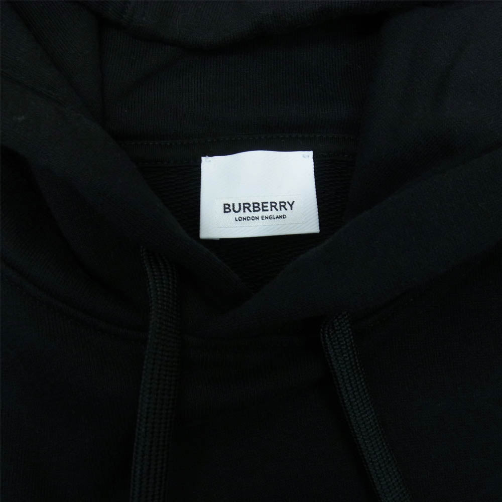 BURBERRY バーバリー 20SS 8009509 国内正規品 LEXSTONE LOGO HOODIE ロゴ パーカー ブラック系 S【中古】