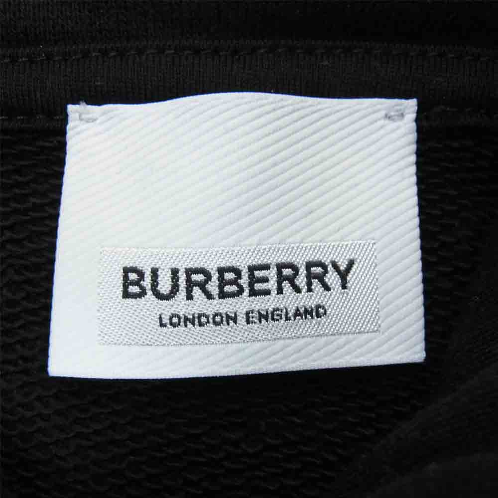 BURBERRY バーバリー 20SS 8009509 国内正規品 LEXSTONE LOGO HOODIE ロゴ パーカー ブラック系 S【中古】