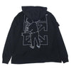 OFF-WHITE オフホワイト 20AW 国内正規品 BARREL WORKER DOUBLE TEE HOODIE レイヤード Tシャツ パーカー ブラック ブラック系 XS【新古品】【未使用】【中古】