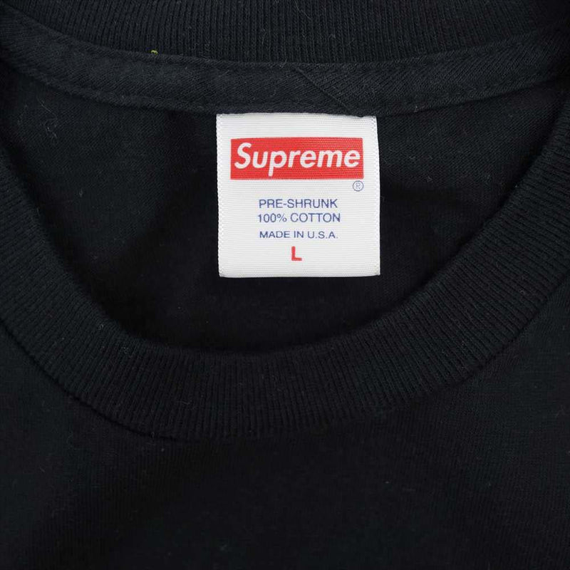 Supreme シュプリーム 17AW FIRE TEE ファイア Tシャツ ブラック系 L【中古】