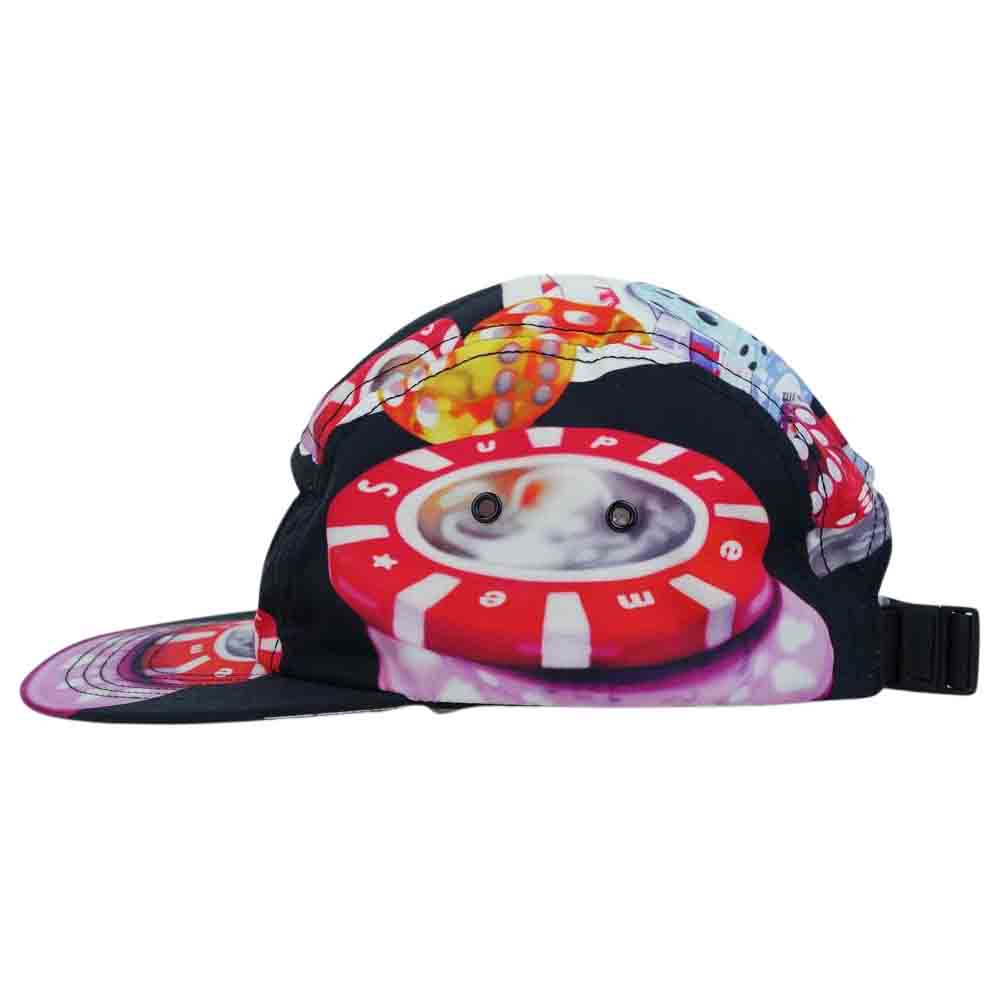 Supreme シュプリーム 18AW CASINO CAMP CAP カジノ キャンプ キャップ マルチカラー系【美品】【中古】