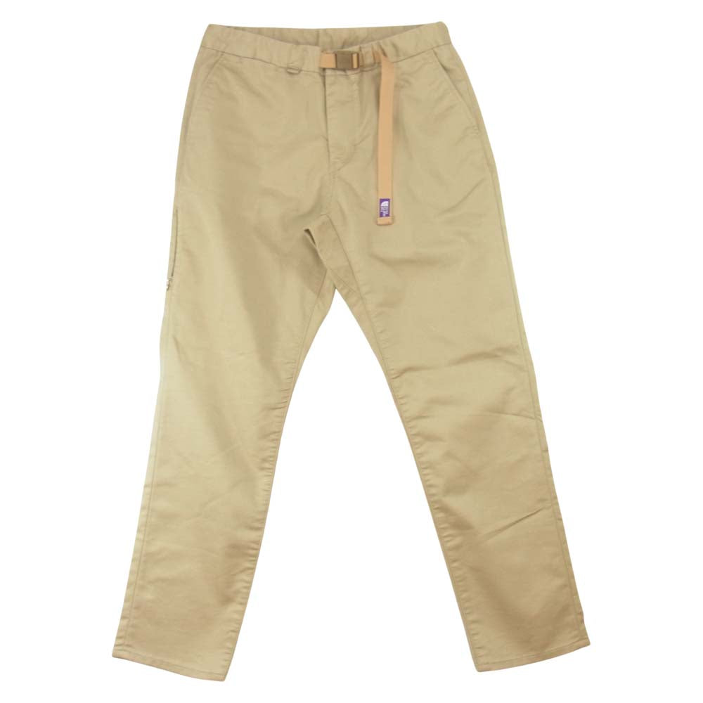 THE NORTH FACE ノースフェイス NT5904N PURPLE LABEL Stretch Twill Tapered Pants パープルレーベル ストレッチ ツイル テーパードパン ベージュ系 W/M【中古】