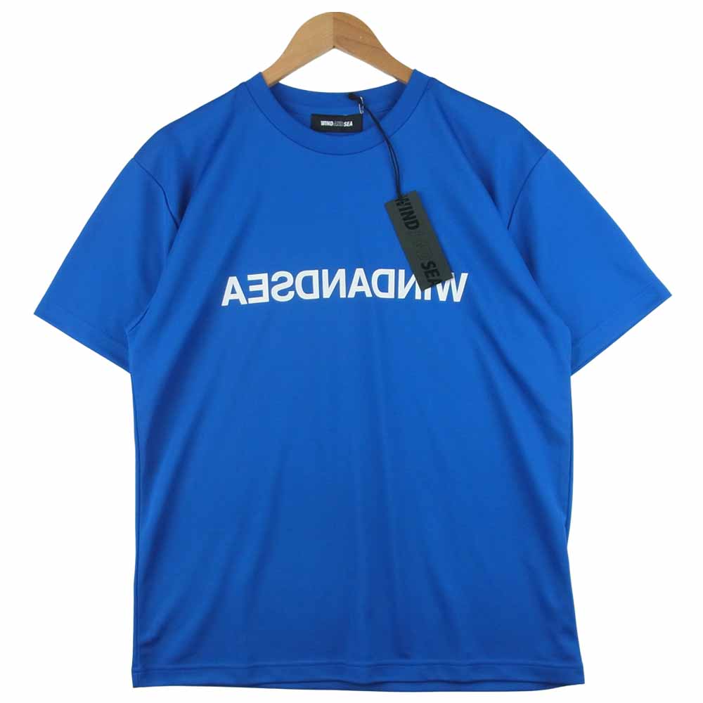WIND AND SEA ウィンダンシー WDS-20S2-CS-09 WDS DRY T-SHIRT ロゴドライ 半袖 Tシャツ ブルー系 M【新古品】【未使用】【中古】