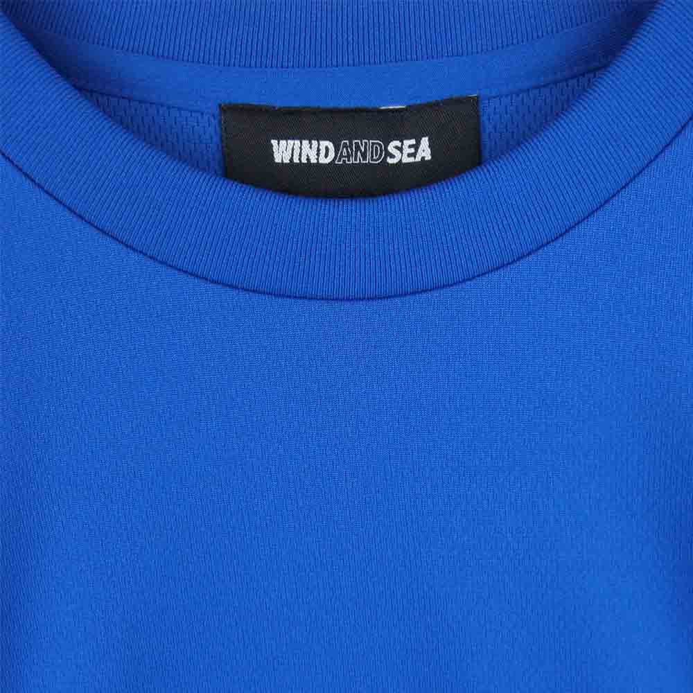WIND AND SEA ウィンダンシー WDS-20S2-CS-09 WDS DRY T-SHIRT ロゴドライ 半袖 Tシャツ ブルー系 M【新古品】【未使用】【中古】