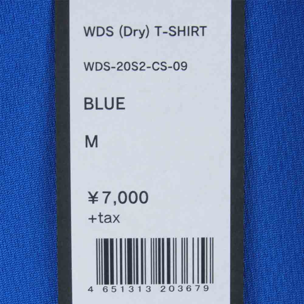 WIND AND SEA ウィンダンシー WDS-20S2-CS-09 WDS DRY T-SHIRT ロゴドライ 半袖 Tシャツ ブルー系 M【新古品】【未使用】【中古】