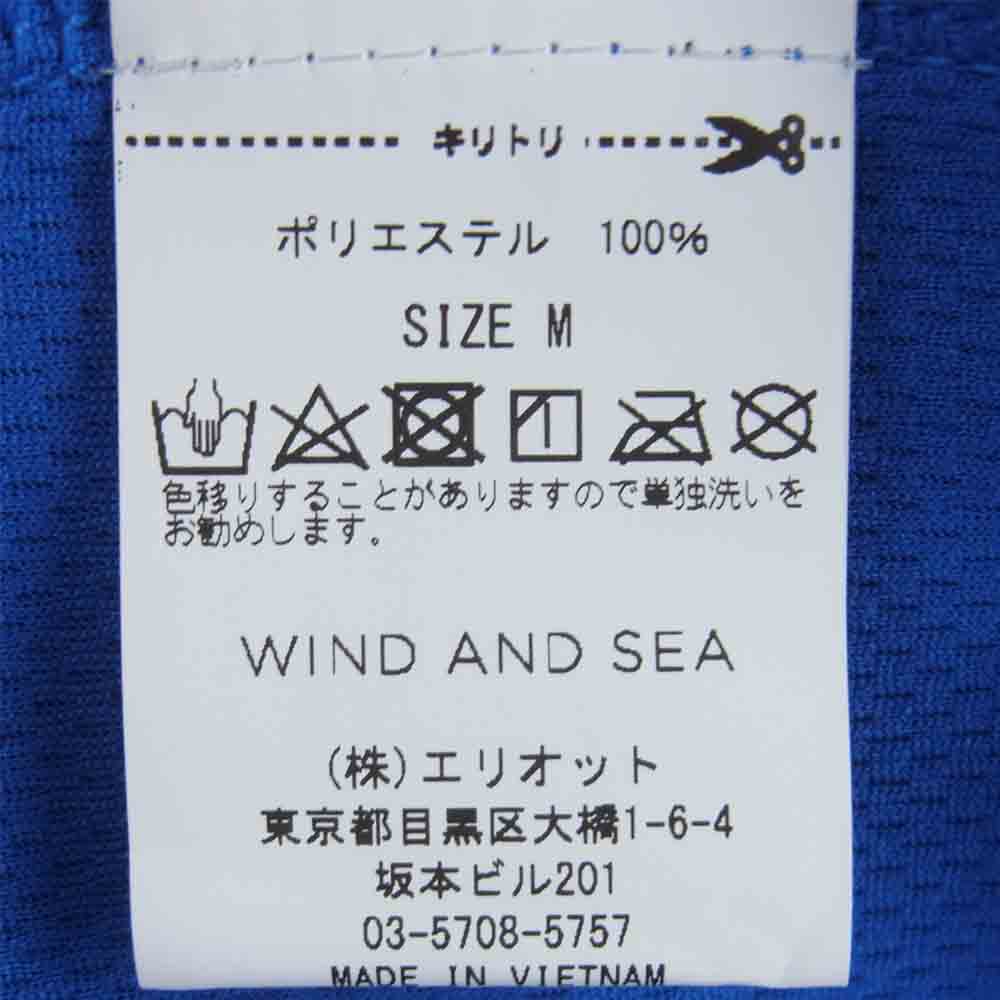 WIND AND SEA ウィンダンシー WDS-20S2-CS-09 WDS DRY T-SHIRT ロゴドライ 半袖 Tシャツ ブルー系 M【新古品】【未使用】【中古】