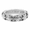 CHROME HEARTS クロムハーツ（原本無） STAR BAND RING スター バンド リング シルバー系【中古】