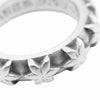 CHROME HEARTS クロムハーツ（原本無） STAR BAND RING スター バンド リング シルバー系【中古】