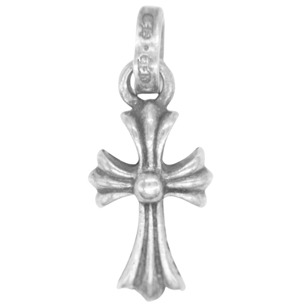 CHROME HEARTS クロムハーツ（原本無） CHクロス ベイビー ファット チャーム ネックレス トップ シルバー系【中古】