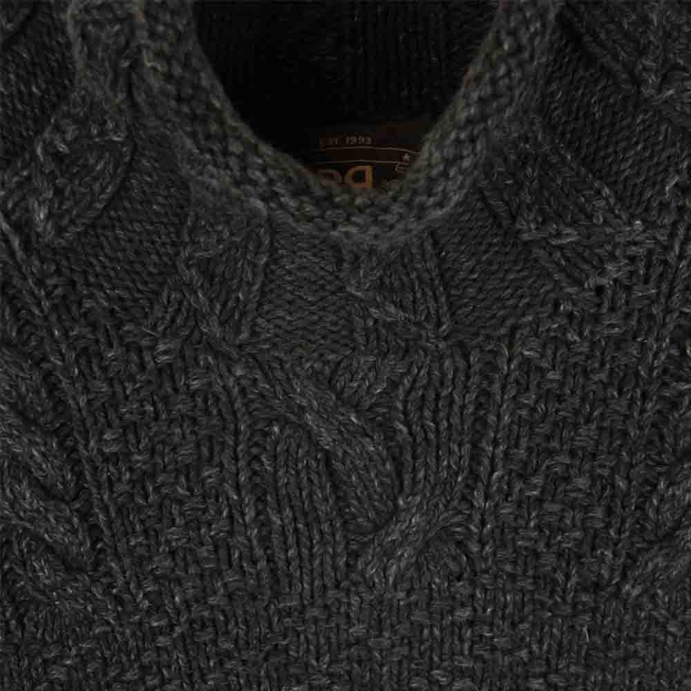 RRL ダブルアールエル タートルネック ニット コットン 中国製 ブラック系 XS【美品】【中古】
