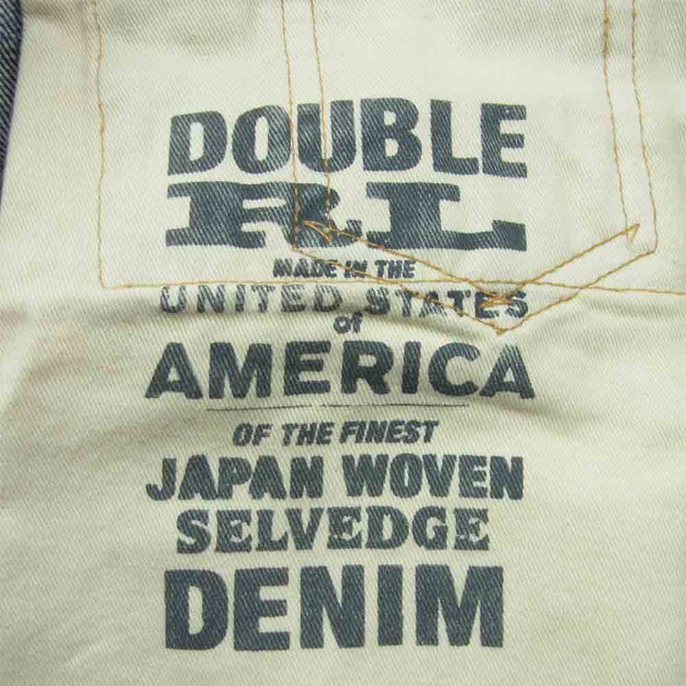 RRL ダブルアールエル USA製 シンチバック ダメージ リペア 加工 ペインター デニム パンツ インディゴブルー系 28【中古】