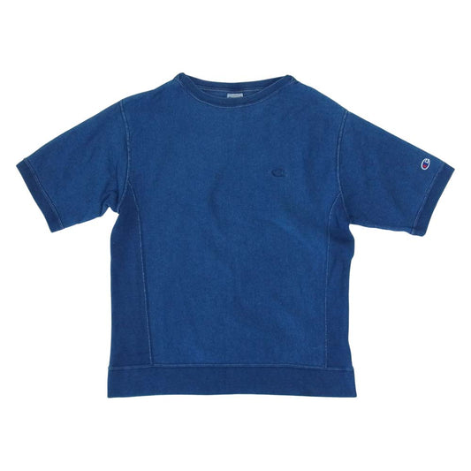 Champion チャンピオン C8-K348 INDIGO REVERSE WEAVE Tee インディゴ リバースウィーブ Tシャツ インディゴブルー系 M【中古】