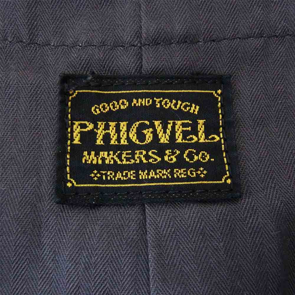PHIGVEL フィグベル チェック ベスト ブラウン系 2【中古】