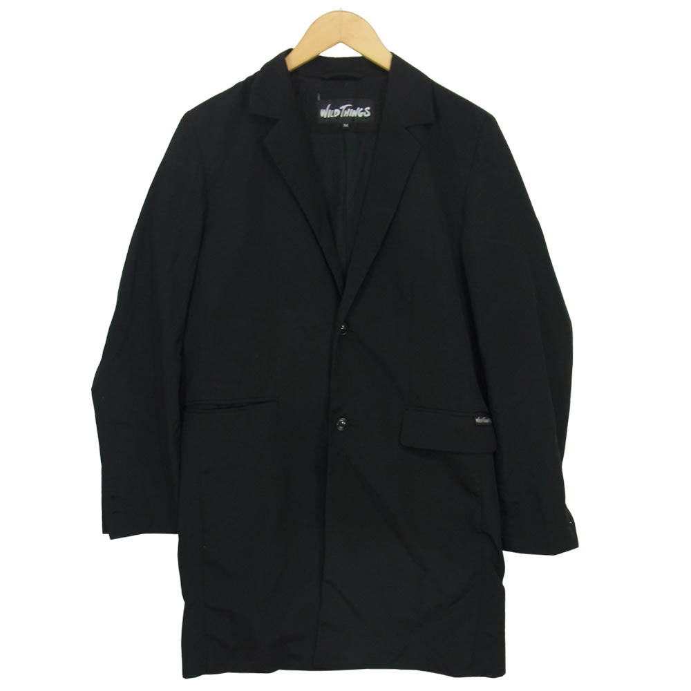 WILDTHINGS ワイルドシングス ナイロン コート ブラック系 M【中古】