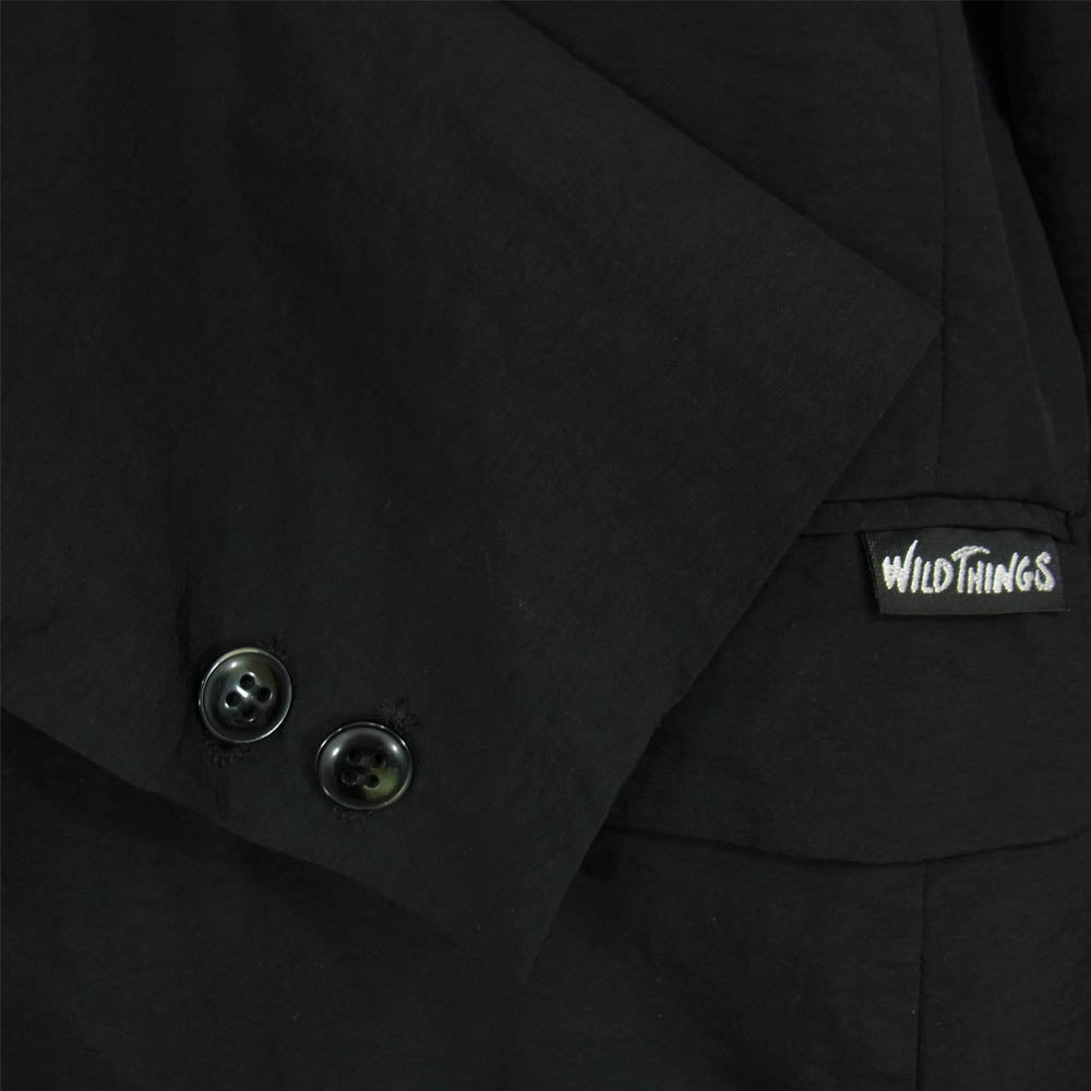 WILDTHINGS ワイルドシングス ナイロン コート ブラック系 M【中古】