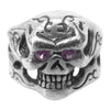 TRAVIS WALKER トラヴィスワーカー SMALL SKULL RING スモール スカル リング シルバー系 7号程度【中古】