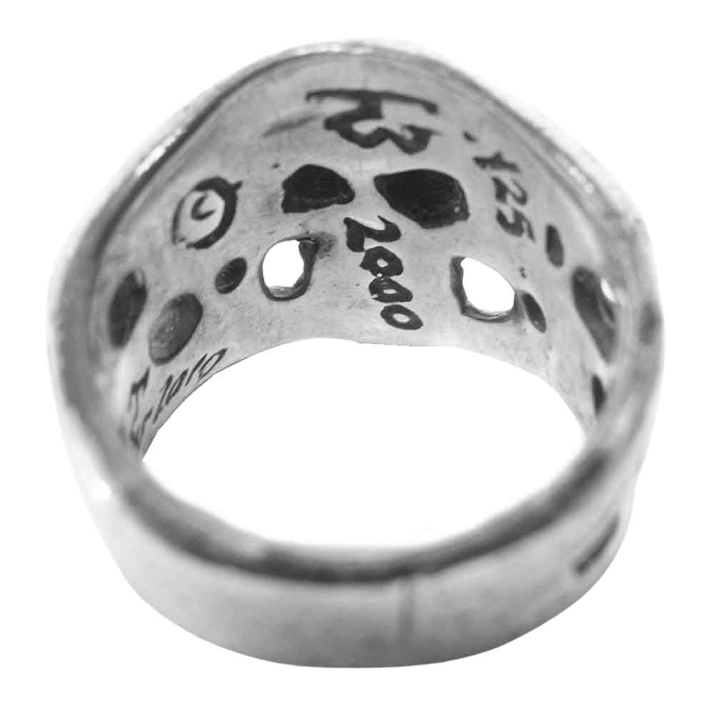 TRAVIS WALKER トラヴィスワーカー SMALL SKULL RING スモール スカル リング シルバー系 7号程度【中古】