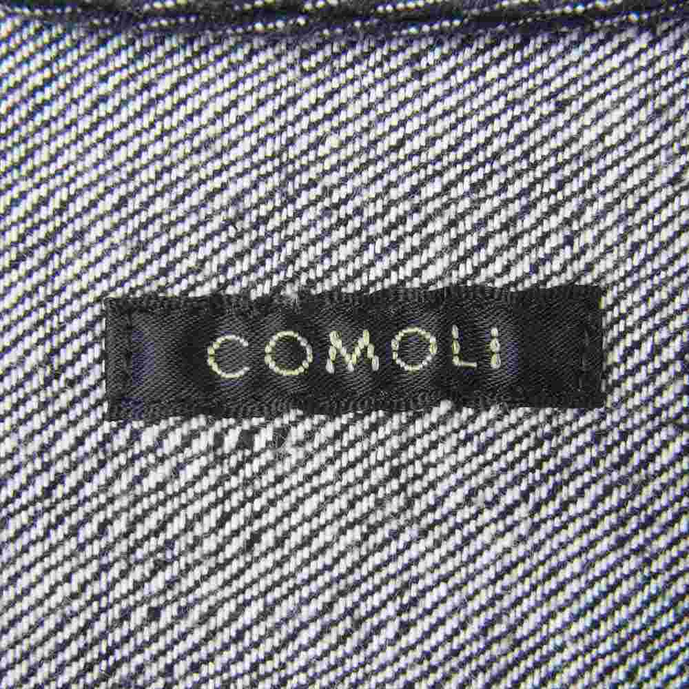 COMOLI コモリ U03-01012 21AW DENIM JACKET デニム ジャケット ブラック BLACK/ECRU 2【新古品】【未使用】【中古】