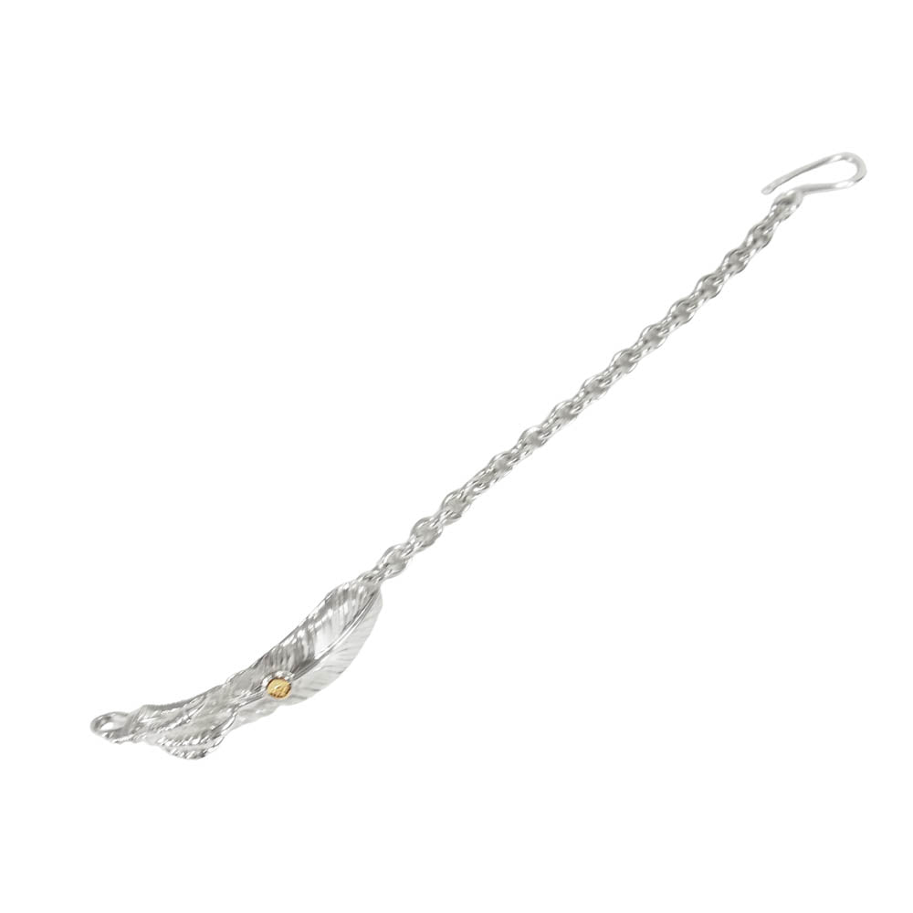 ARIZONA FREEDOM アリゾナフリーダム 金メタル フェザー チェーン シルバー ブレスレット シルバー系【中古】