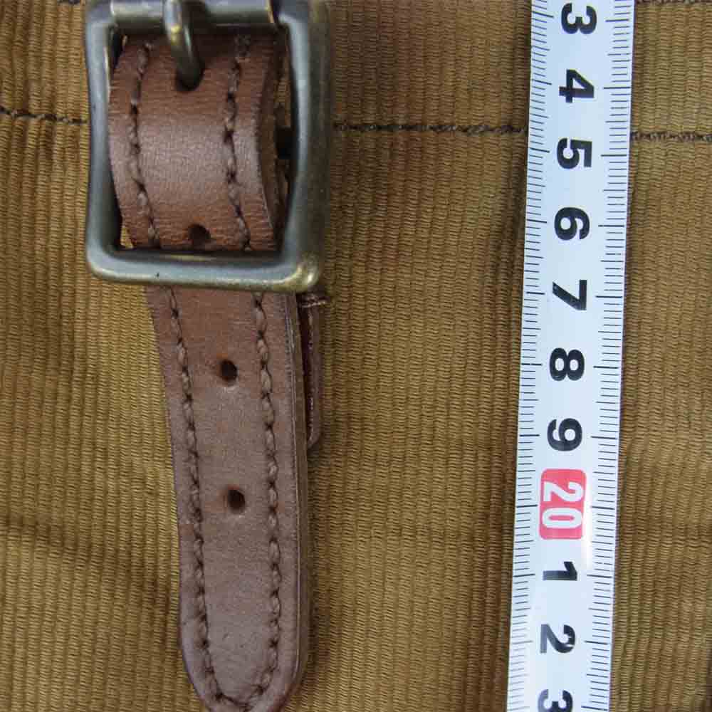 TENDERLOIN テンダーロイン × PORTER ポーター ピケ レザー トート バッグ カーキ系【中古】