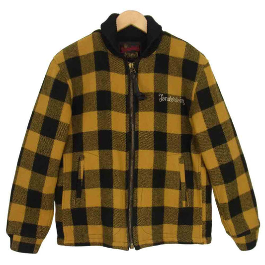 TENDERLOIN テンダーロイン T-LUMBERJACK ランバージャック バッファロー チェック ジャケット イエロー系 M【中古】