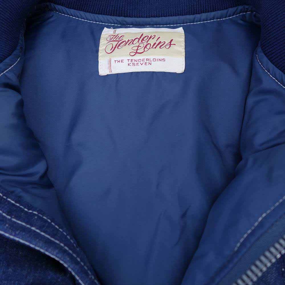TENDERLOIN テンダーロイン MA-1 DENIM デニム MA-1 ジャケット インディゴブルー系 S【中古】
