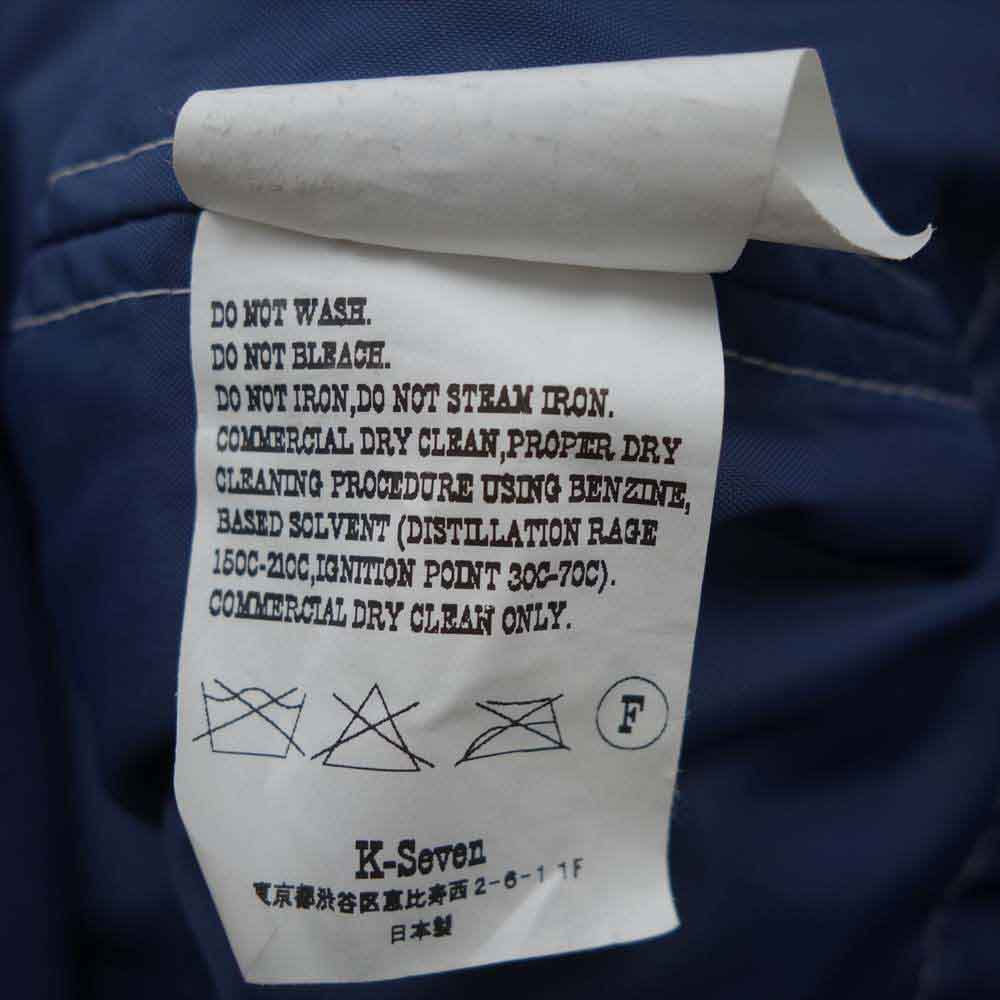 TENDERLOIN テンダーロイン MA-1 DENIM デニム MA-1 ジャケット インディゴブルー系 S【中古】