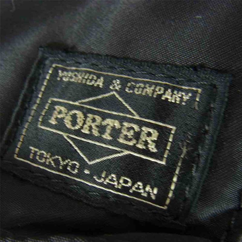 PORTER ポーター 622-08810 TANKER タンカー ショルダー バッグ ブラック系【中古】