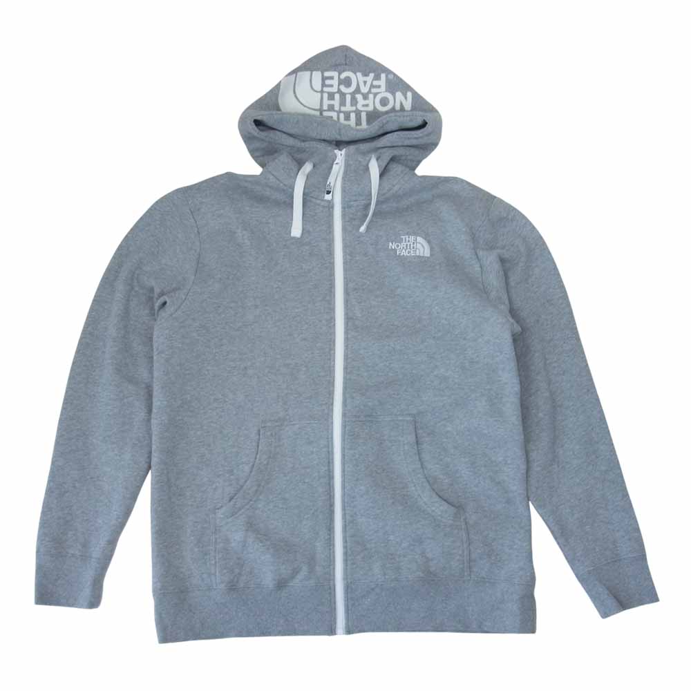 THE NORTH FACE ノースフェイス NT11930 リアビュー フルジップ フーディ パーカー グレー系 L【美品】【中古】