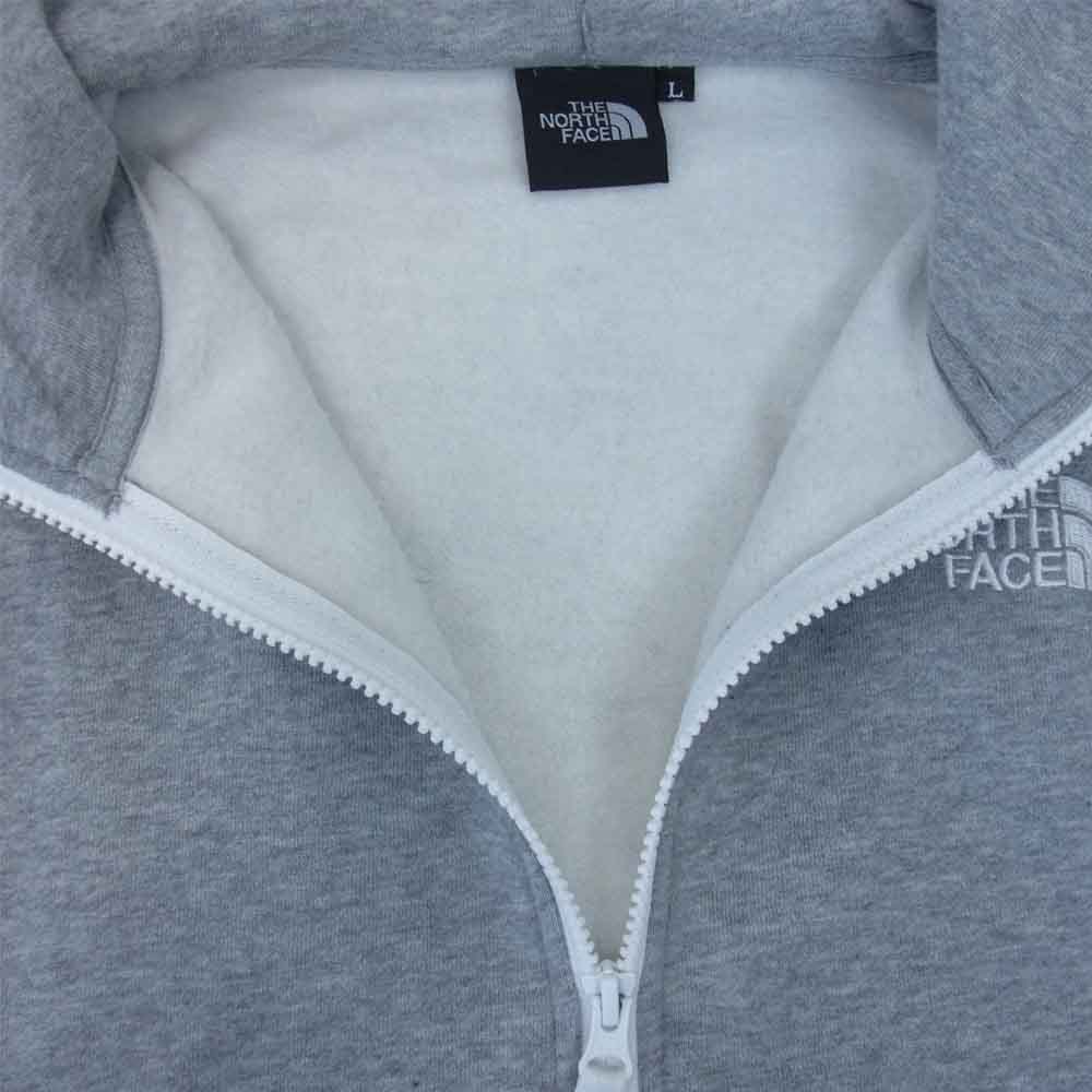 THE NORTH FACE ノースフェイス NT11930 リアビュー フルジップ フーディ パーカー グレー系 L【美品】【中古】