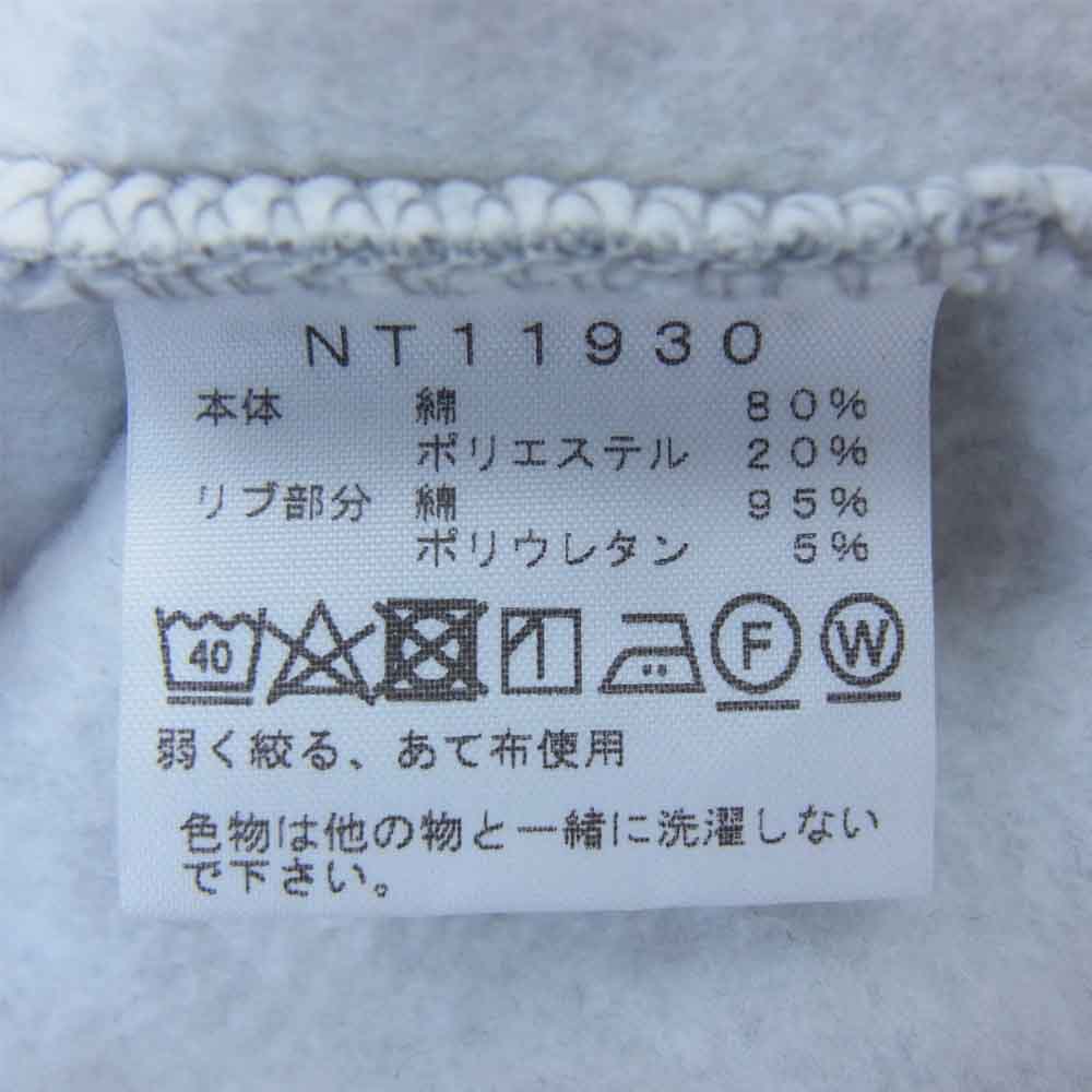 THE NORTH FACE ノースフェイス NT11930 リアビュー フルジップ フーディ パーカー グレー系 L【美品】【中古】