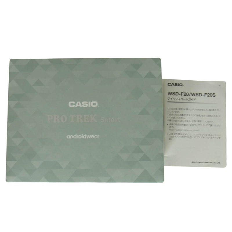 CASIO カシオ WSD-F20 PRO TREK Smart プロトレック スマートウォッチ ブラック系【中古】